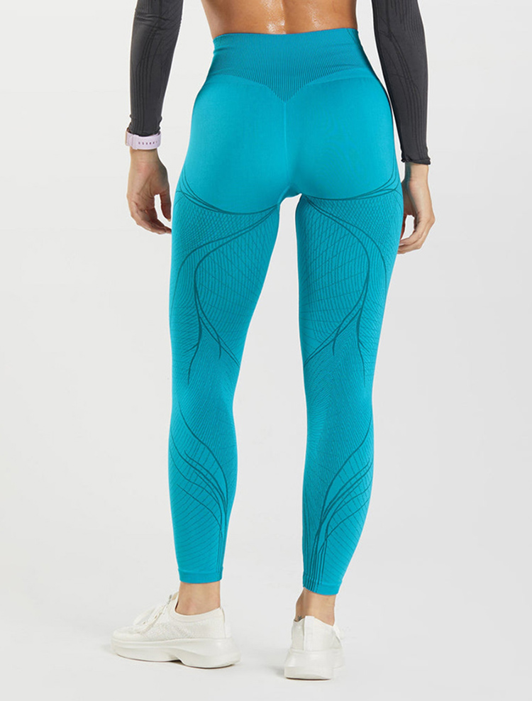 Legging met streeppatroon